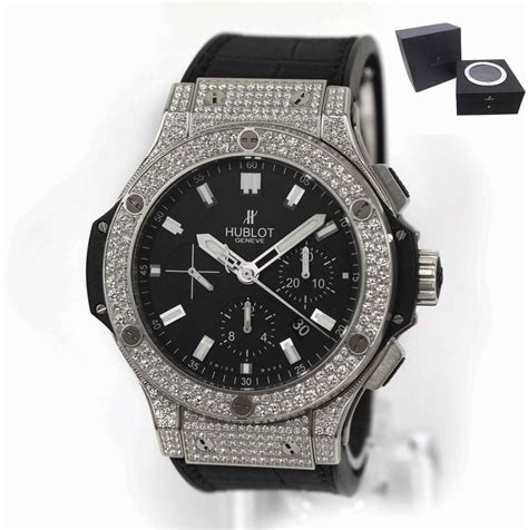 hublot black diamond|hublot geneve diamond price.